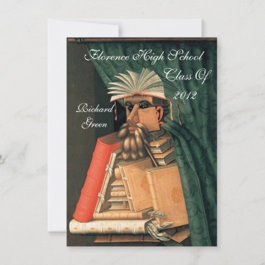 LIBRARISCHER ABSCHLUSS PARCHMENT WAX SIEGEL MONOGR EINLADUNG (Vorderseite)