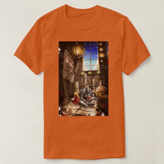 Library Alchemist Poster T-Shirt (Design vorne)