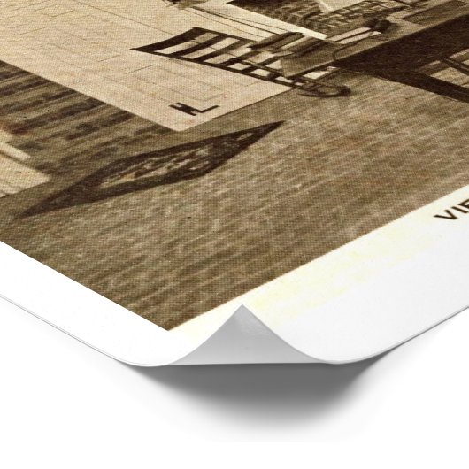 Library, Beach Haven, NJ Vintag Poster (Ecke)