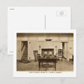 Library, Beach Haven, NJ Vintag Postkarte (Vorne/Hinten)