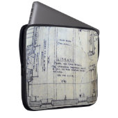 Library Blueprint Laptop-Hülle Laptopschutzhülle (Vorne Rechts)