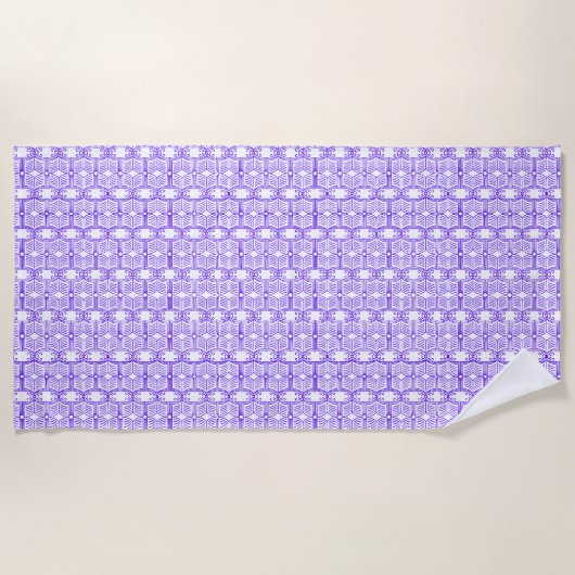 Library Book Pattern Strandtuch (Vorderseite)