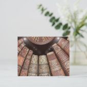 Library Books Postkarte (Stehend Vorderseite)