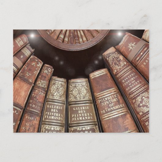 Library Books Postkarte (Vorderseite)