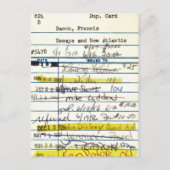 Library Card 5478 Essay and the New Atlantis Postkarte (Vorderseite)