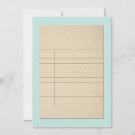 Library Card Book Brautparty Book Book Party Einla Einladung (Rückseite)