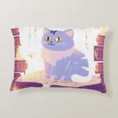Library Cat Café Dekokissen (Rückseite)