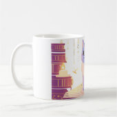 Library Cat Café Kaffeetasse (Links)