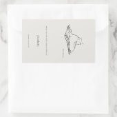 Library Cat- Ex Libris Bookplate Sticker (Tasche)