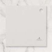 Library Cat- Naturalist Menagerie Archive  Geschenkanhänger (Rückseite)