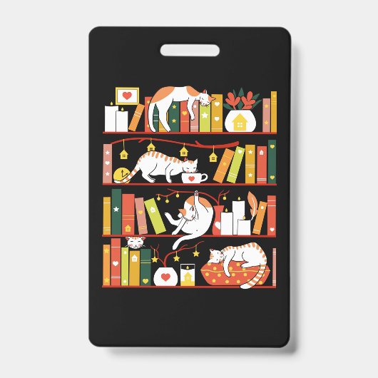 Library cats autumn colour version ausweis (Vorderseite)