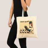 Library Chickens Toe Bag Tragetasche (Vorderseite (Produkt))