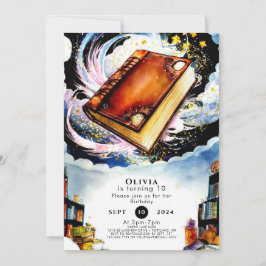 Library Fun Boho Storybook Geburtstag Einladung