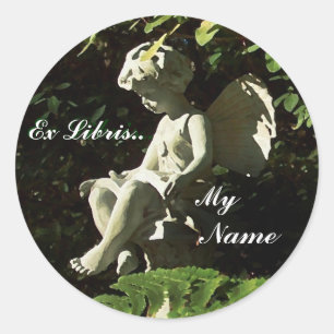 Library Garden Sprite "Ex Libris" Aufkleber