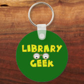 Library Geek Schlüsselanhänger (Vorderseite)