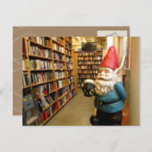Library Gnome I Postkarte (Vorne/Hinten)