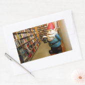 Library Gnome I Rechteckiger Aufkleber (Umschlag)