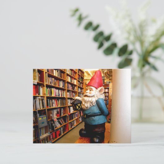 Library Gnome II Postkarte (Stehend Vorderseite)