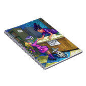 Library Karo Out Art Notebook Notizblock (Rechte Seite)