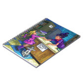Library Karo Out Art Notebook Notizblock (Linke Seite)