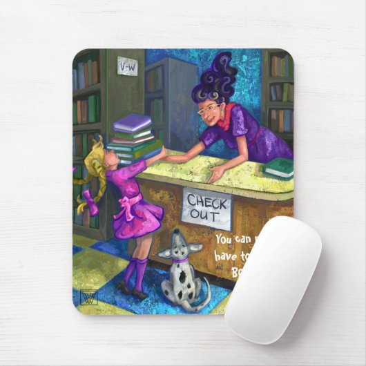 Library Karo Out Mousepad (Mit Mouse)