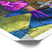 Library Karo Out Poster (Ecke)