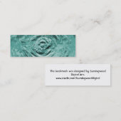 Library-Lesezeichen Mini Visitenkarte (Vorne/Hinten)