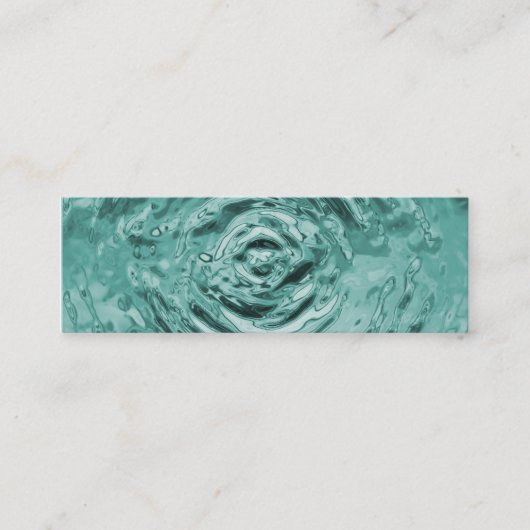 Library-Lesezeichen Mini Visitenkarte (Vorderseite)