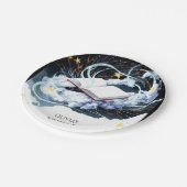 Library Magical Children's Storybook Geburtstag Pappteller (Schrägansicht)