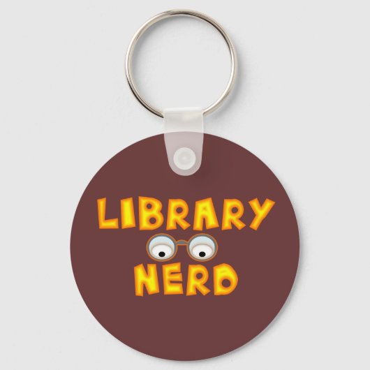 Library Nerd Schlüsselanhänger (Vorderseite)