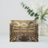 Library of Congress Reading Room, Washington, D.C. Postkarte (Stehend Vorderseite)