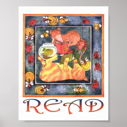 Library Read Poster 08 (Vorne)