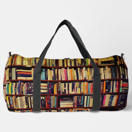 Library Shelves Duffle Bag (Vorderseite)