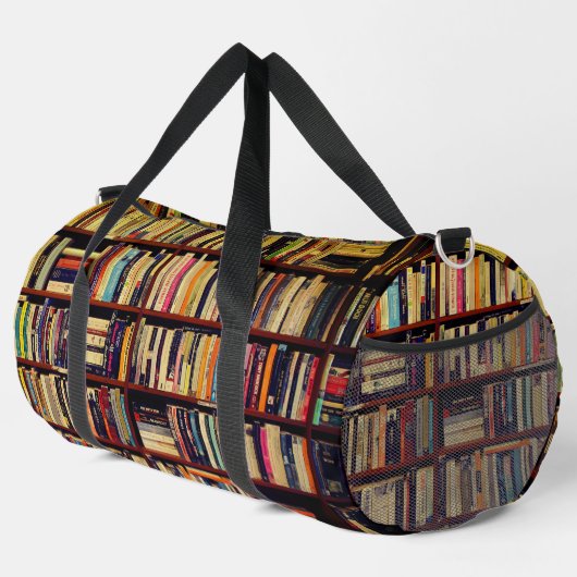 Library Shelves Duffle Bag (Rechte Ecke)