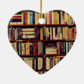 Library Shelves Keramik Ornament (Hinten)