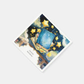 Library Simple Magic Storybook Geburtstag Serviette (Ecke)