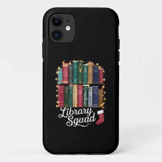 Library Squad Christmas Book Lovers Team Reading Case-Mate iPhone Hülle (Rückseite)