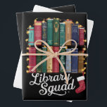 Library Squad Christmas Book Lovers Team Reading Geschenkpapier Set<br><div class="desc">Library Squad Christmas Book Lovers Team Reading</div>