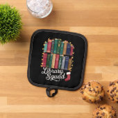 Library Squad Christmas Book Lovers Team Reading Topflappen (Oben Unten)