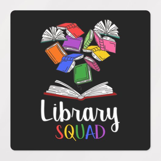 Library Squad I Etiketten (Design 1)