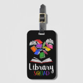 Library Squad I Gepäckanhänger (Vorderseite Vertikal)