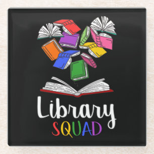 Library Squad I Glasuntersetzer
