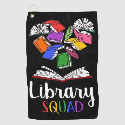 Library Squad I Golfhandtuch (Vorderseite)