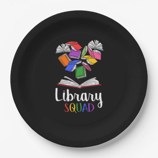Library Squad I Pappteller (Vorderseite)