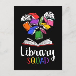 Library Squad I Postkarte