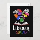 Library Squad I Postkarte (Vorne/Hinten)