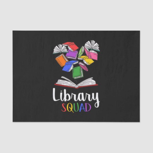 Library Squad I Seidenpapier (Vorderseite)