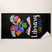 Library Squad I Strandtuch (Vorderseite)