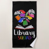 Library Squad I Strandtuch (Vorderseite)