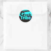 Library Tech Geek Tribe Runder Aufkleber (Tasche)